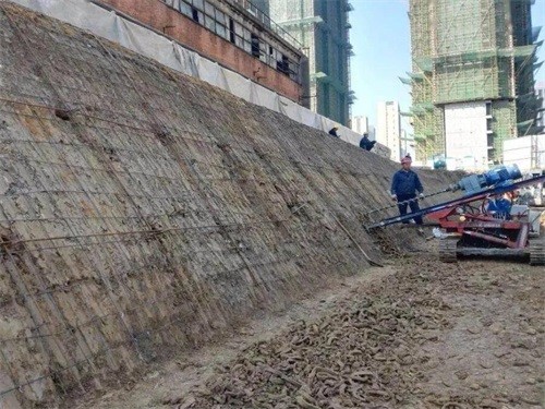 黔西建筑边坡支护